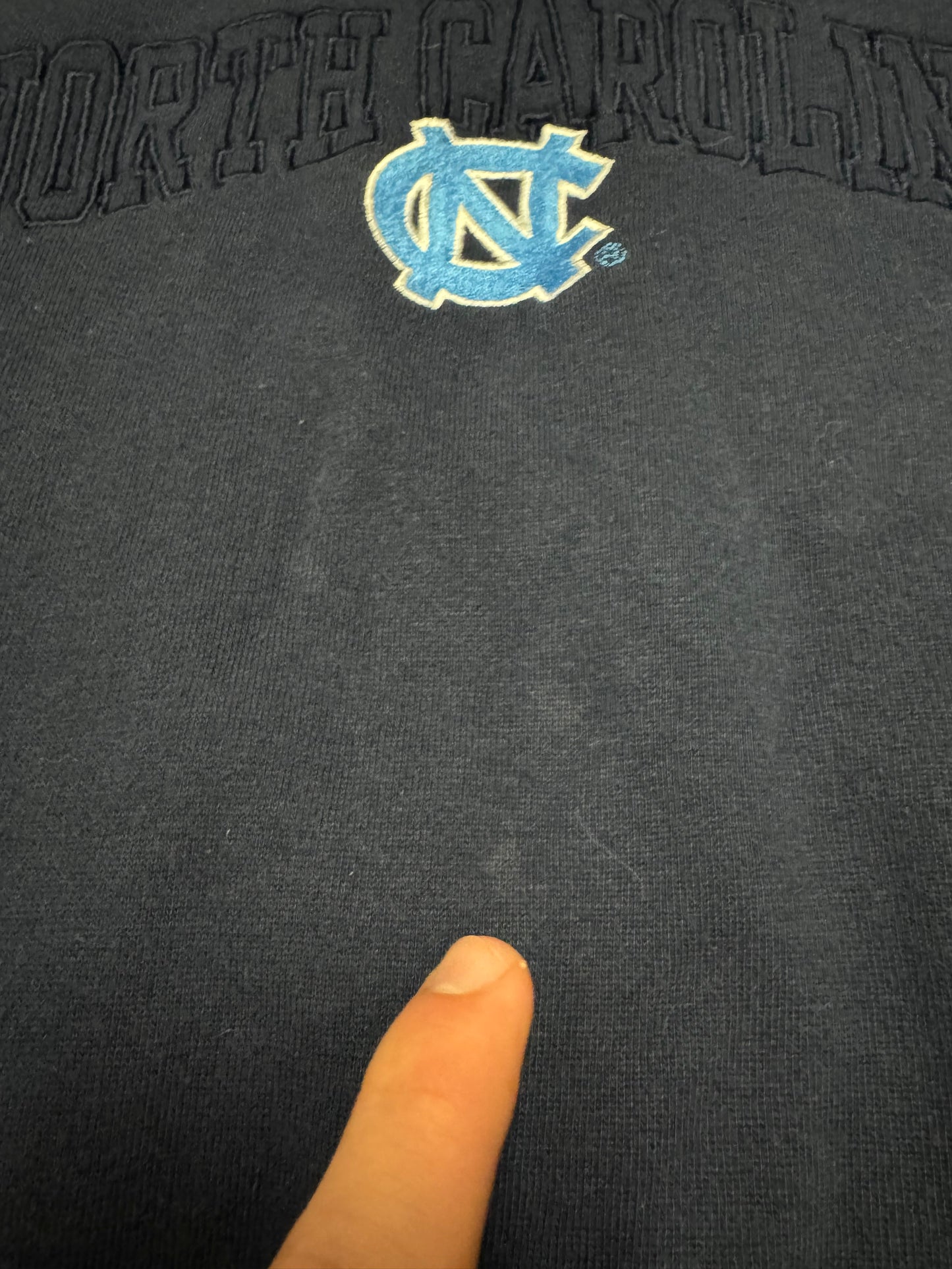 00s University Of North Carolina (UNC) Red Oak Embroidered Crewneck (XXL)