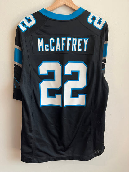 2022 Carolina Panthers Christian McCaffery Nike Home Jersey (M)