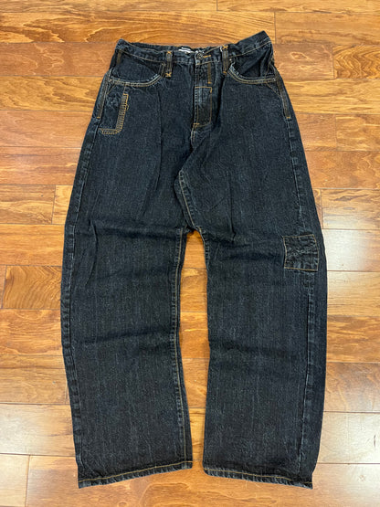 00s Rocawear Baggy Black Jeans (34 x 32)
