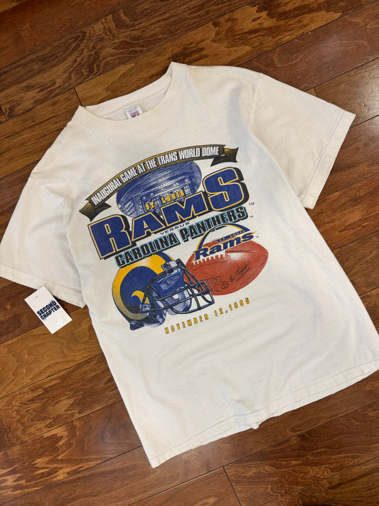 1995 Rams v Panthers Inaugural Game Tee (L)