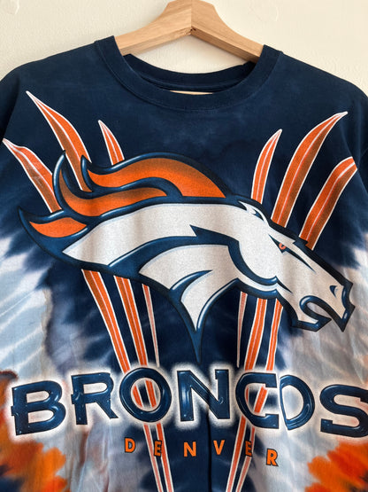 00s Denver Broncos Tie Dye Majestic Tee (M)