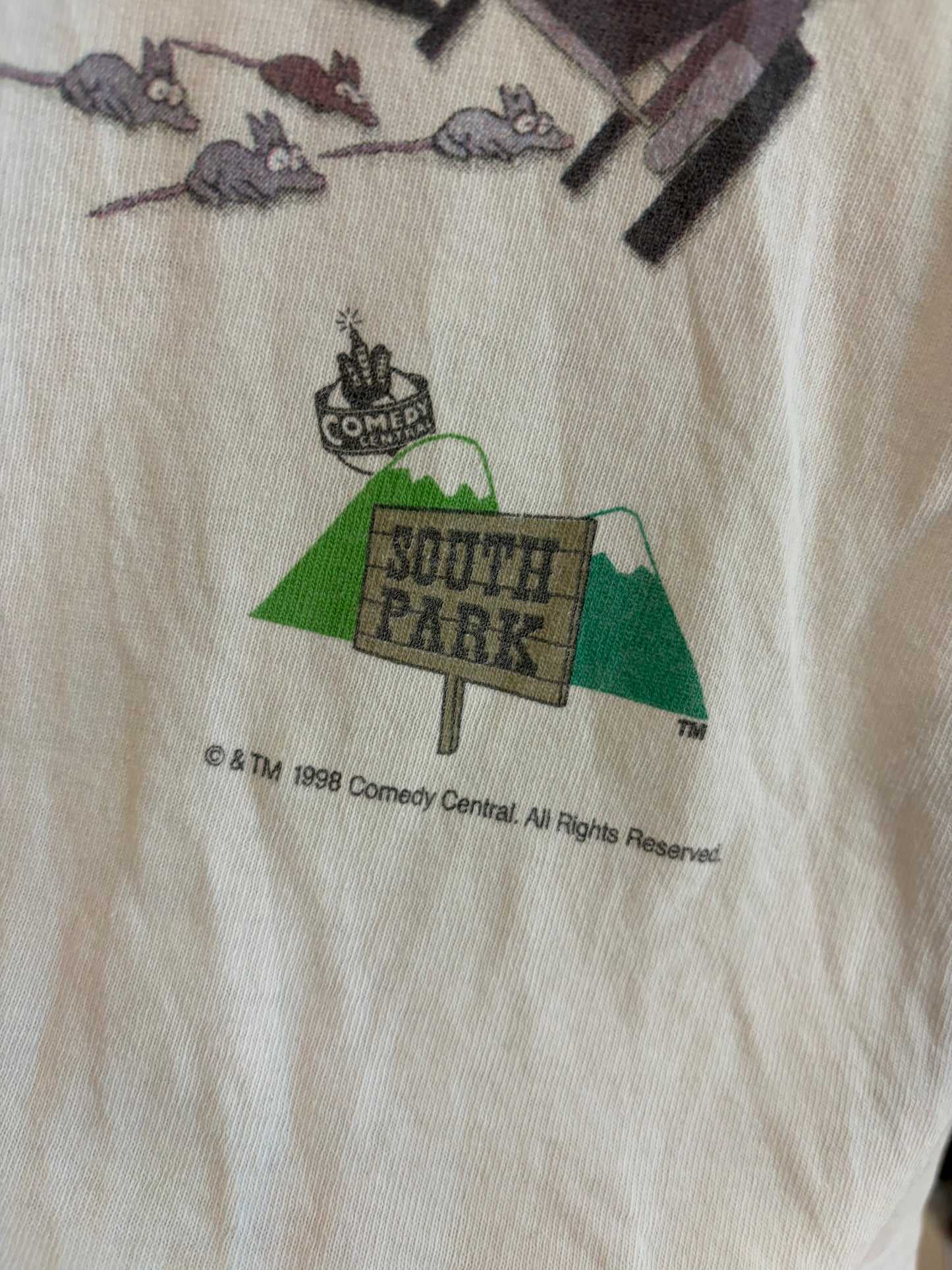 1998 South Park Characters TV Show Promo Tee (XL)