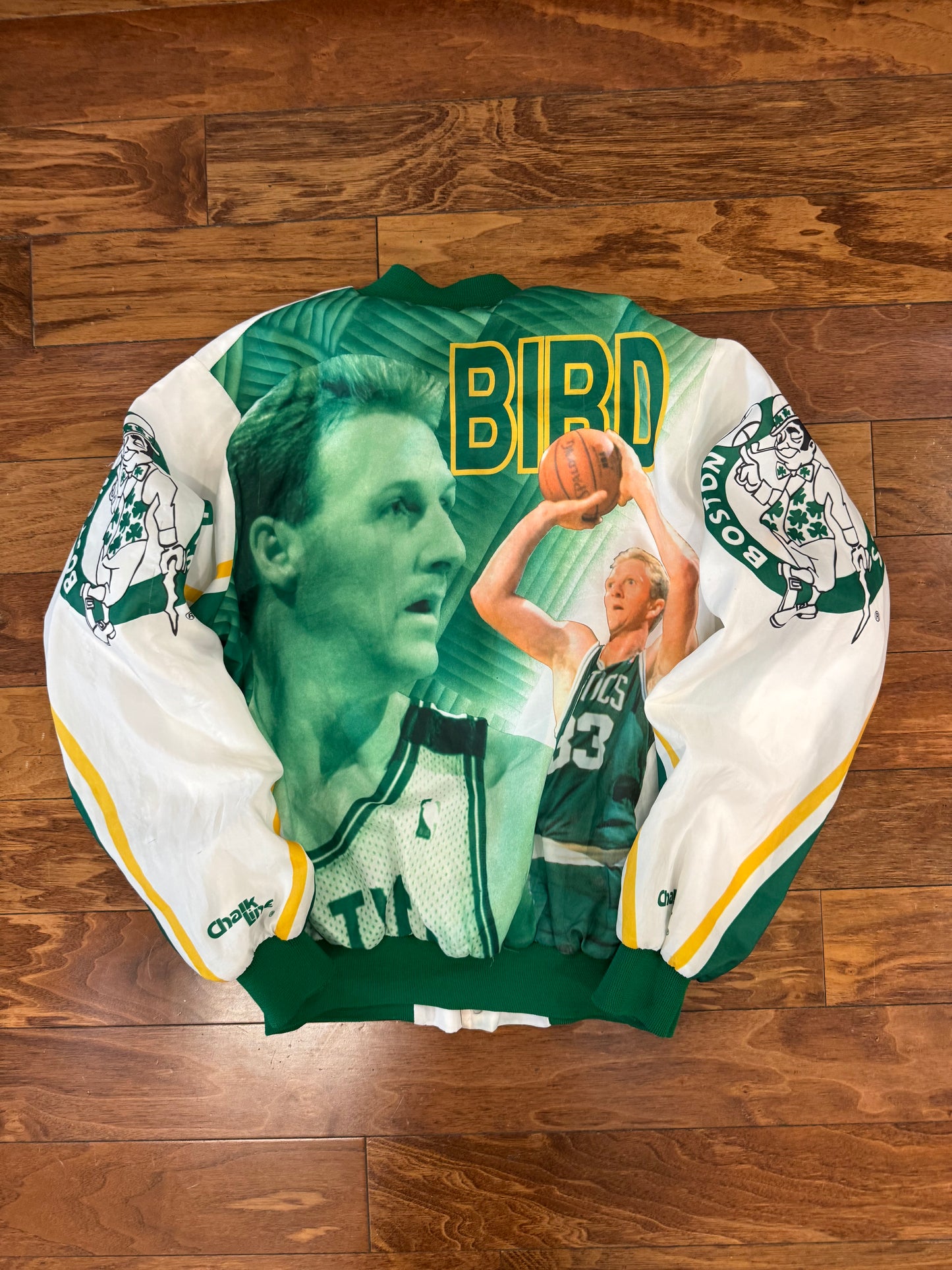 90s Larry Bird Boston Celtics Vintage Fanimation Jacket (M)
