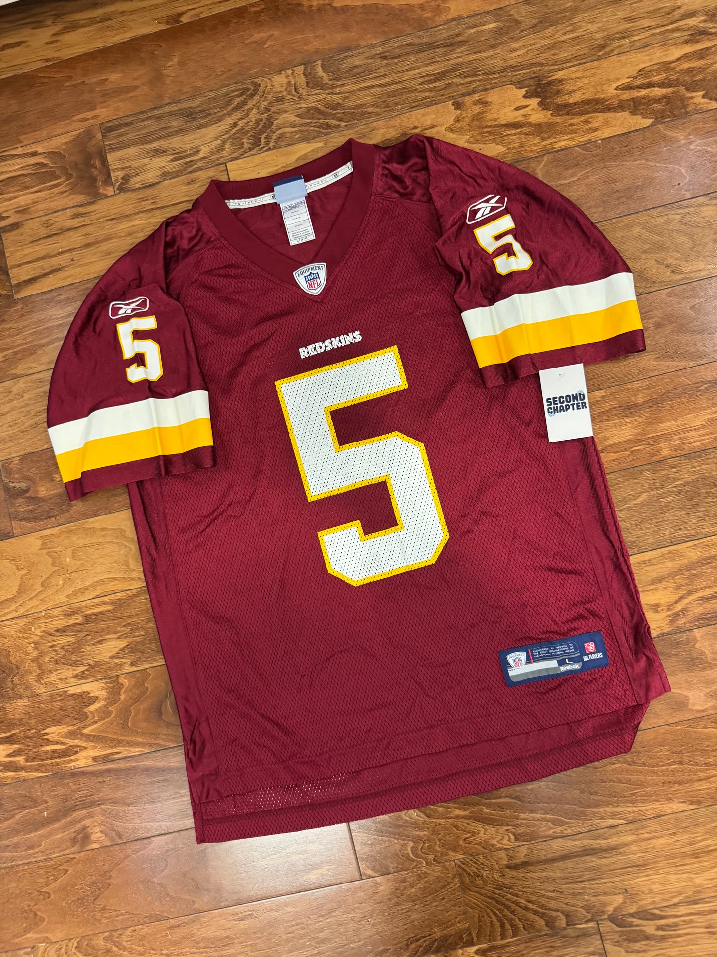 00s Washington Redskins Donovan McNabb #5 Reebok Jersey (L)