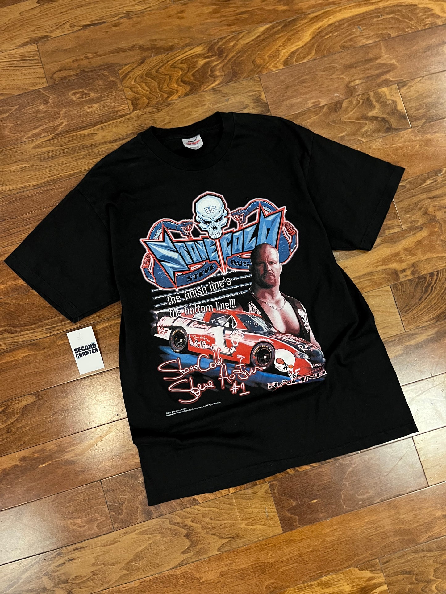 2000 Stone Cold Steve Austin Nascar Wrestling Tee (L)