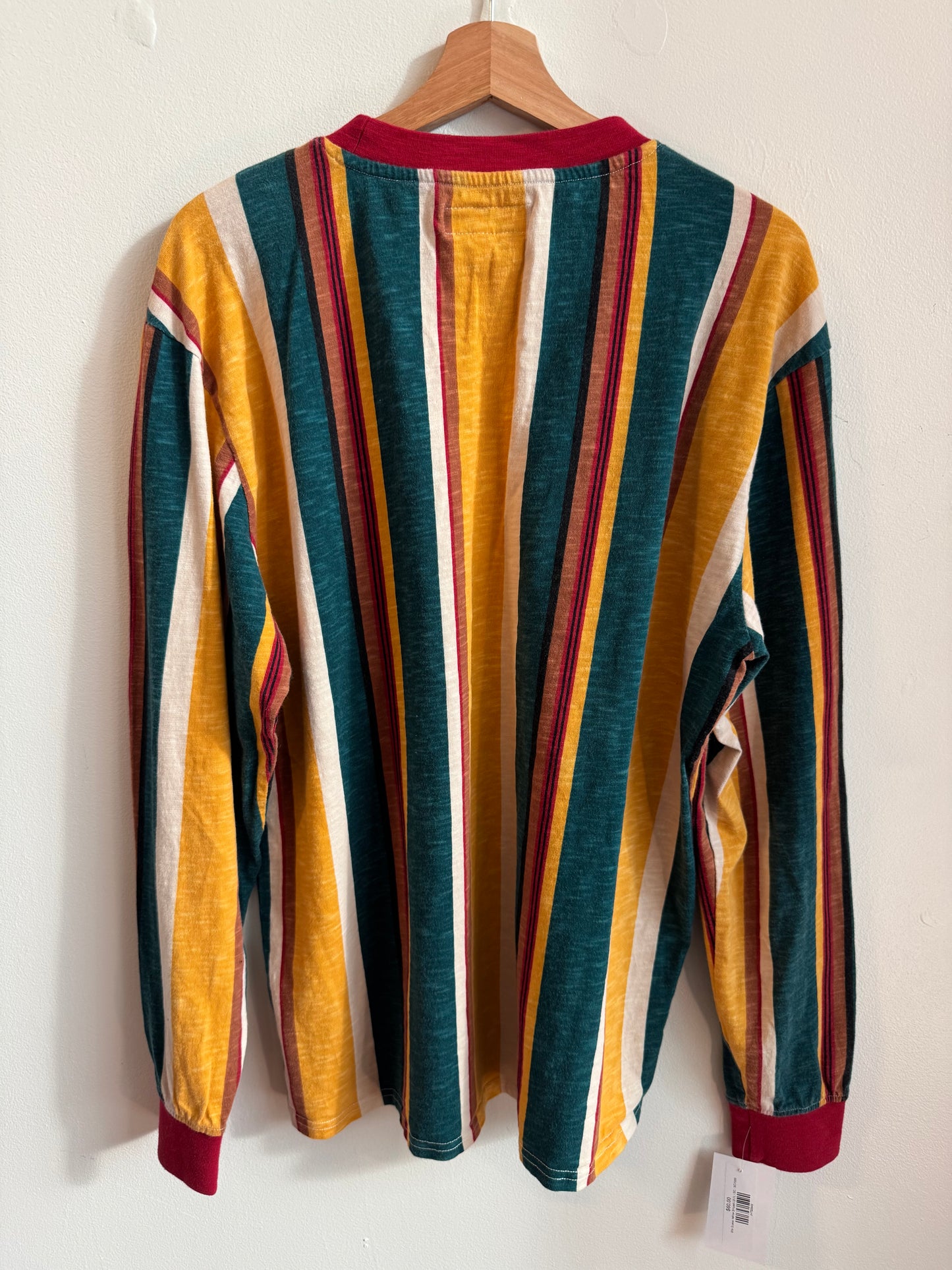 00s Guess Essential Striped Long-Sleeve Shirt (L)