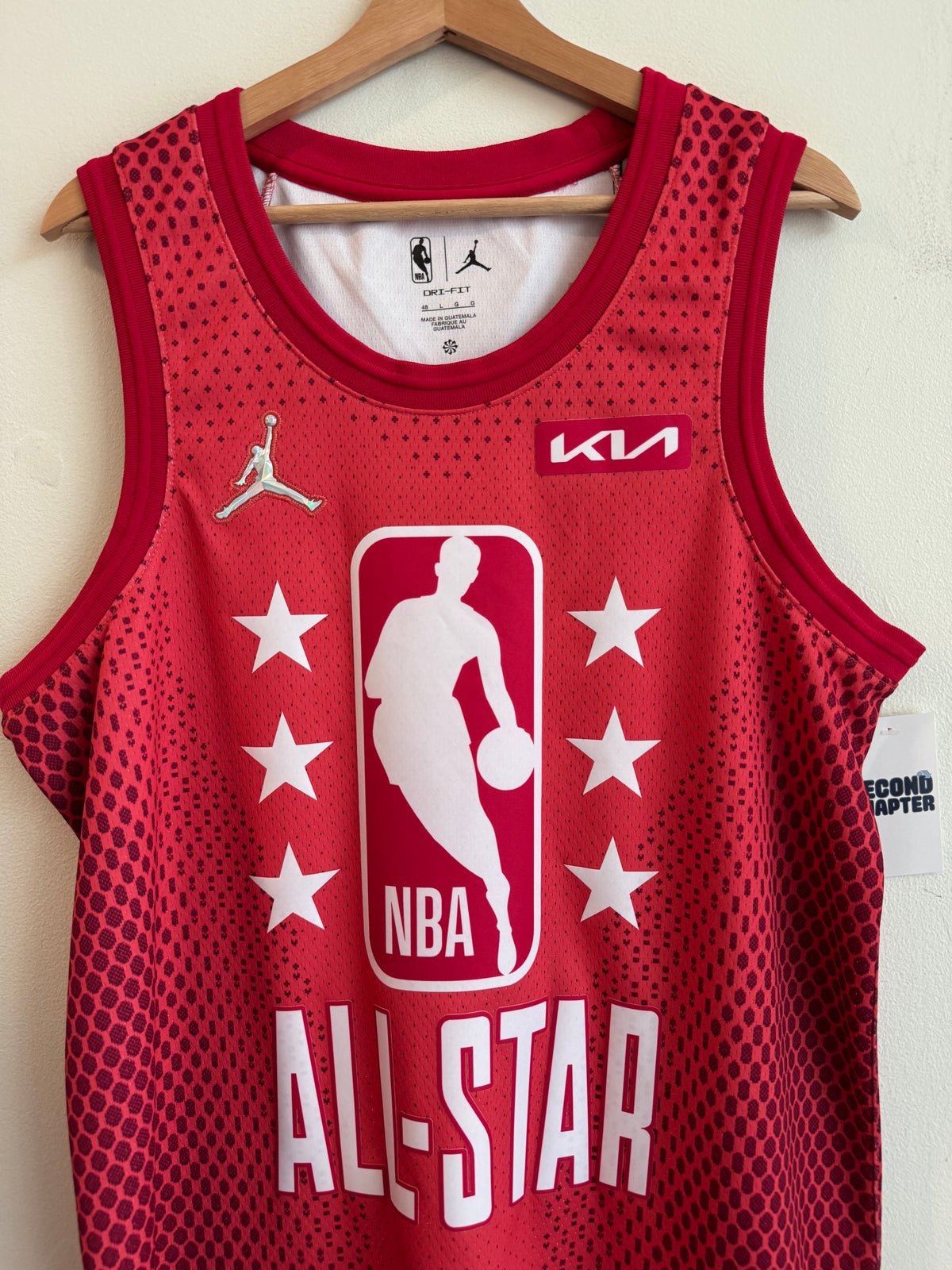 2022 LaMelo Ball Deadstock Jordan Swingman Red All-Star Jersey (L)
