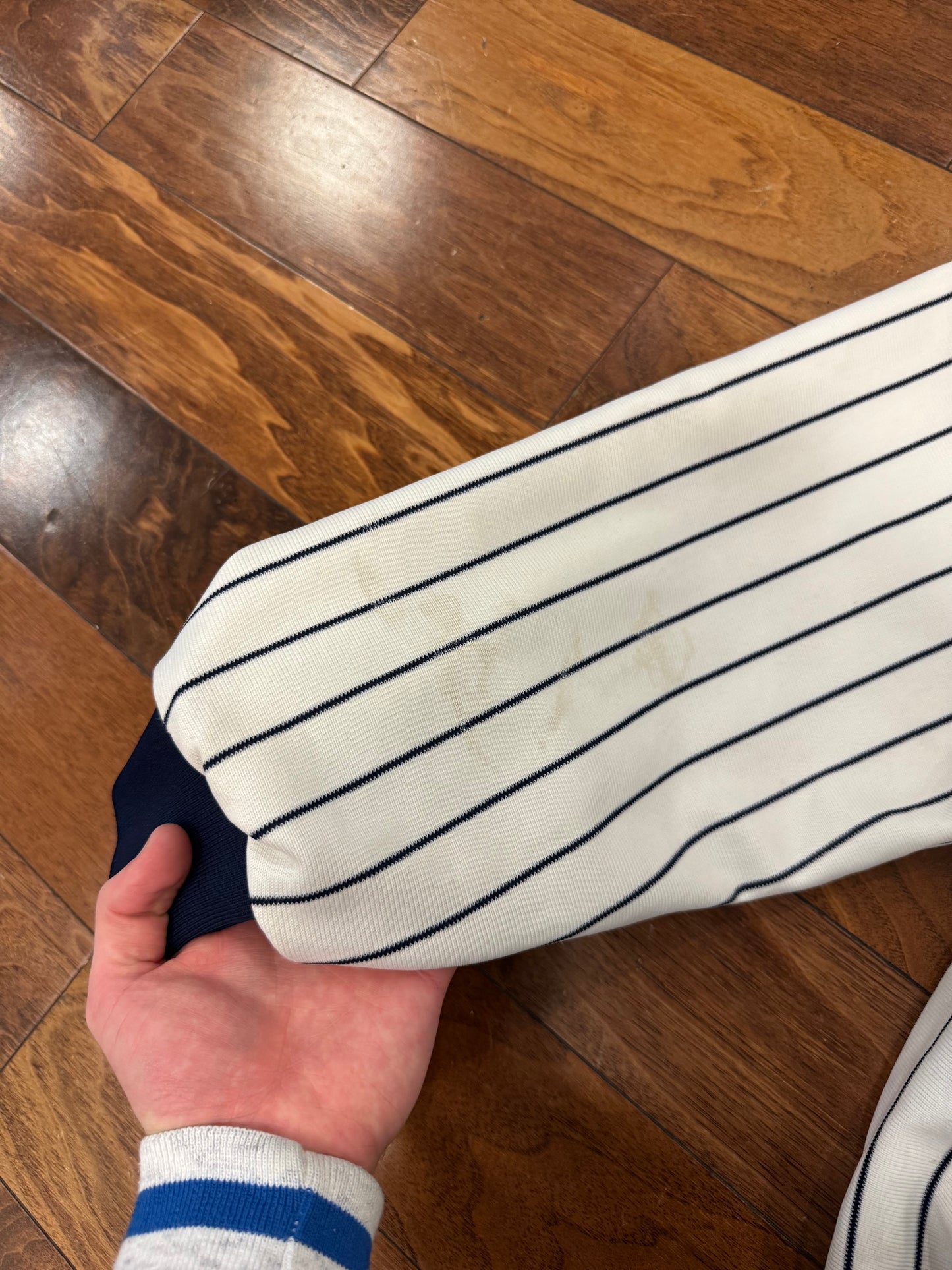 80s Chicago White Sox Vintage Pinstripe Coach Jacket (M)