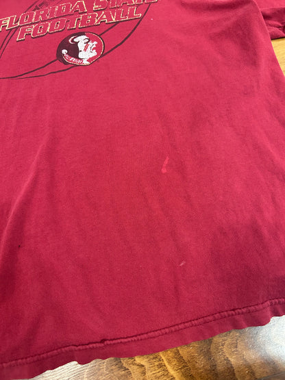 00s Florida State University (FSU) Distressed Vintage Tee (M)