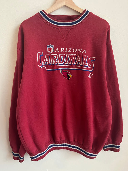90s Arizona Cardinals Logo Athletic Embroidered NFL Crewneck (XL)