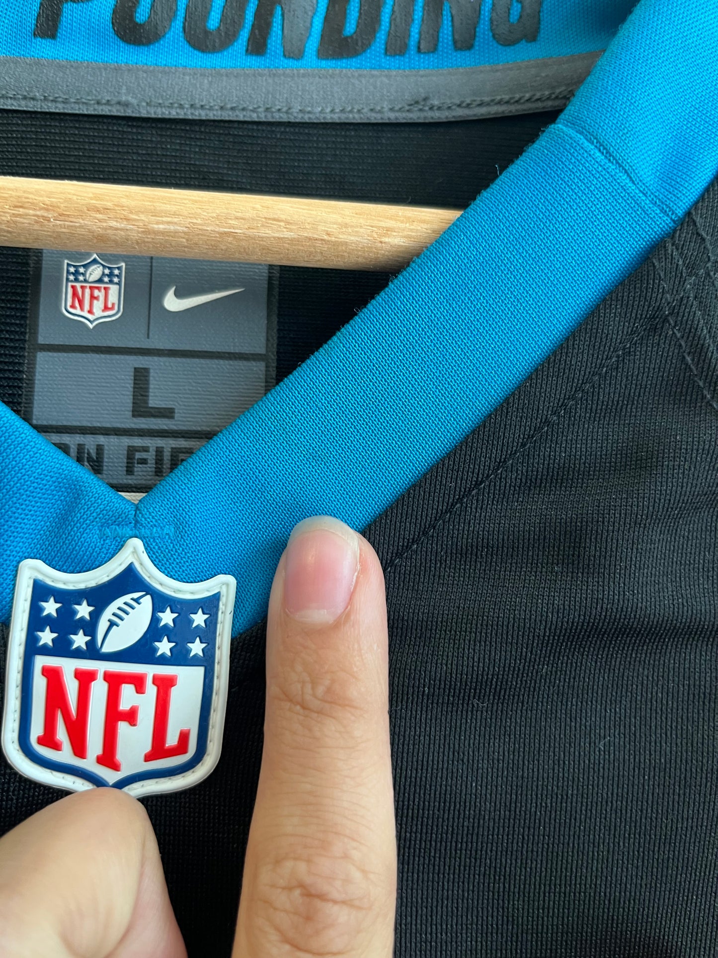 2012 Carolina Panthers Luke Kuechly Nike Home Jersey (L)
