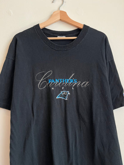 90s Carolina Panthers Embroidered Pro Player Essential Tee (XL)