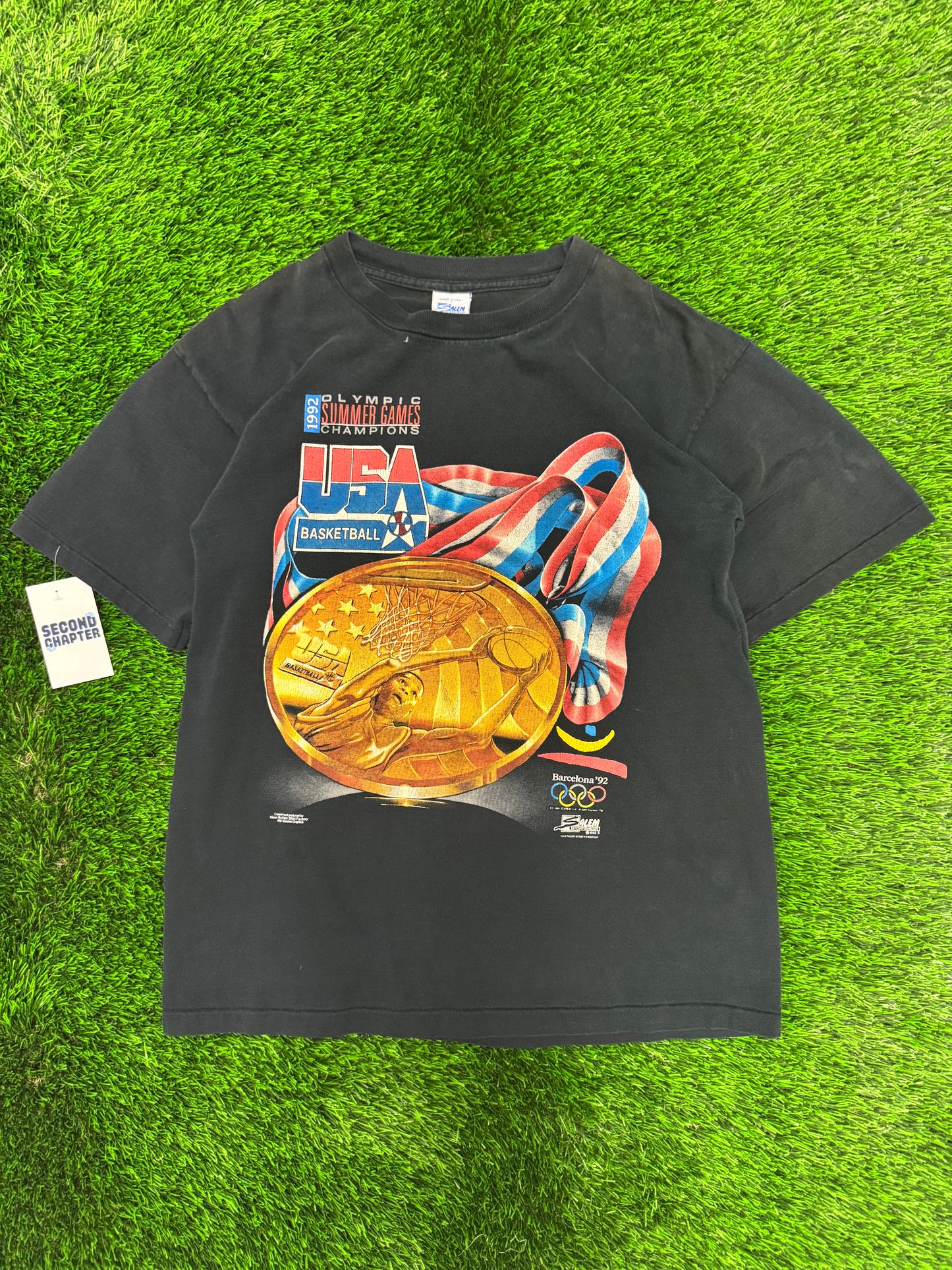 1992 USA Basketball Barcelona Olympics Vintage Tee (L)