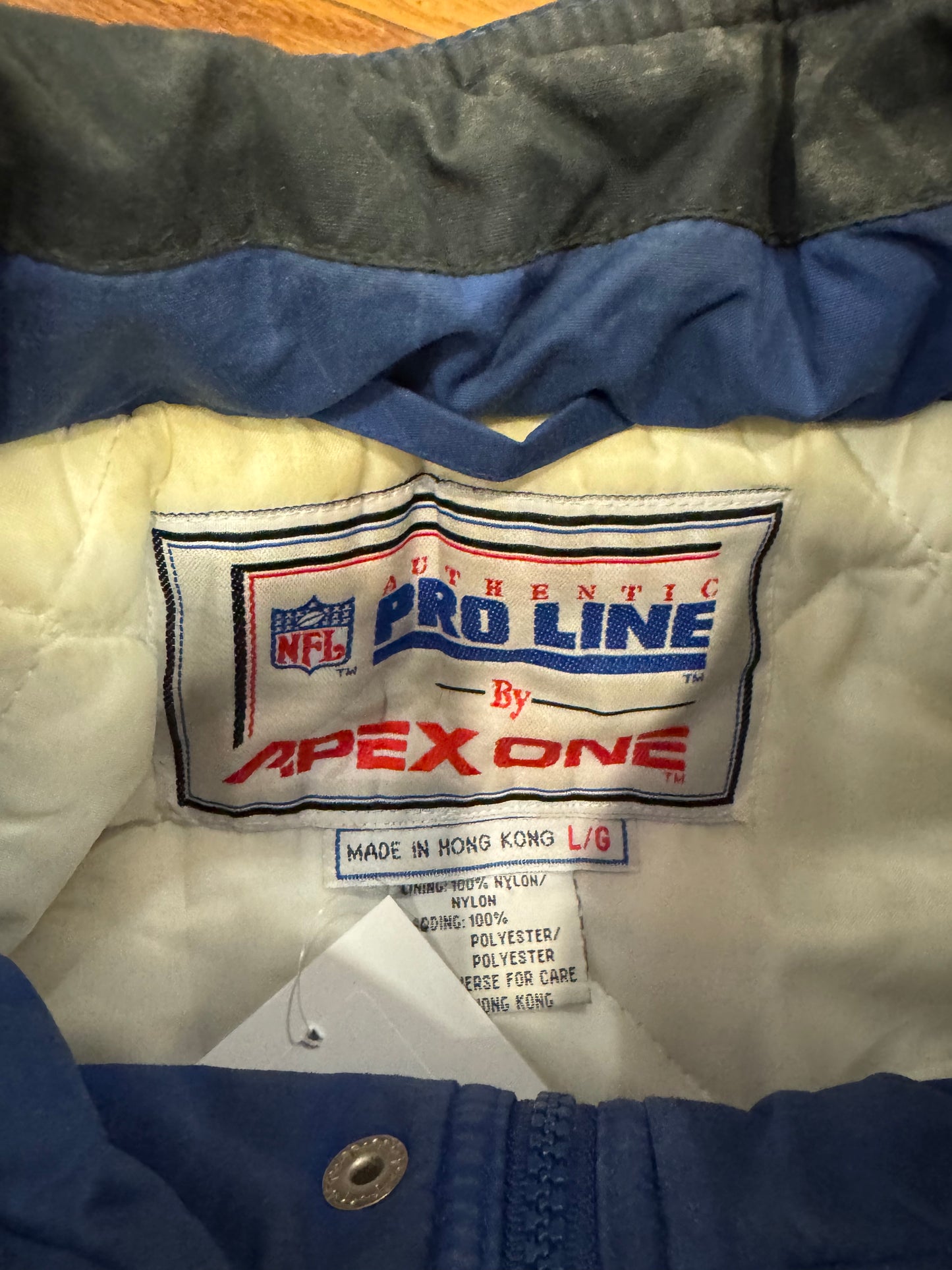 90s Dallas Cowboys Stained Apex Puffer Jacket (L)