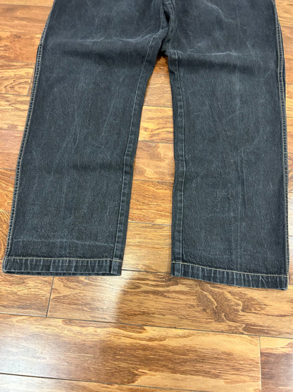 90s Phat Farm Baggy Carpenter Black Jeans (42 x 34)