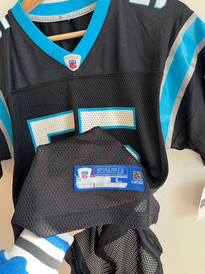 00s Carolina Panthers Dan Morgan Home Jersey (Youth L)