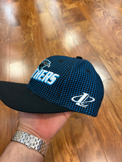 90s Carolina Panthers Grid Logo Athletic Deadstock Hat (OS)