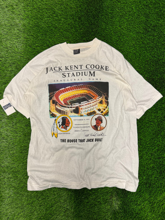 1997 Washington Redskins Inaugural Stadium Tee (L)