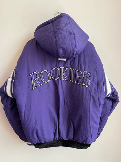 90s Colorado Rockies Reversible Pro Player Puffer Jacket (L)
