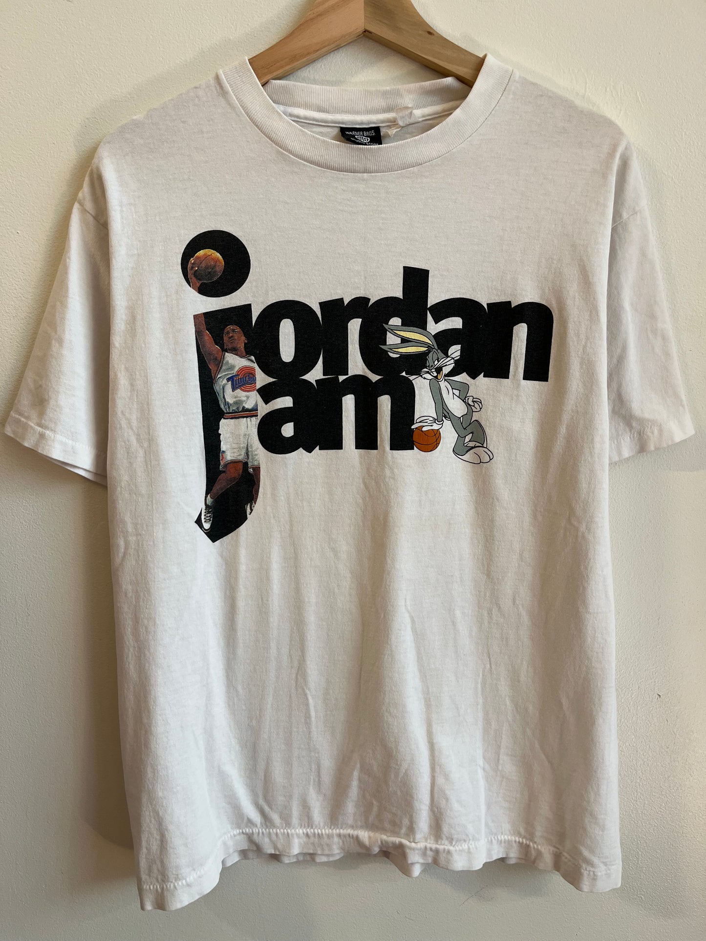 1996 Space Jam "Jordan Jam" Warner Bros Looney Tunes Tee (L)