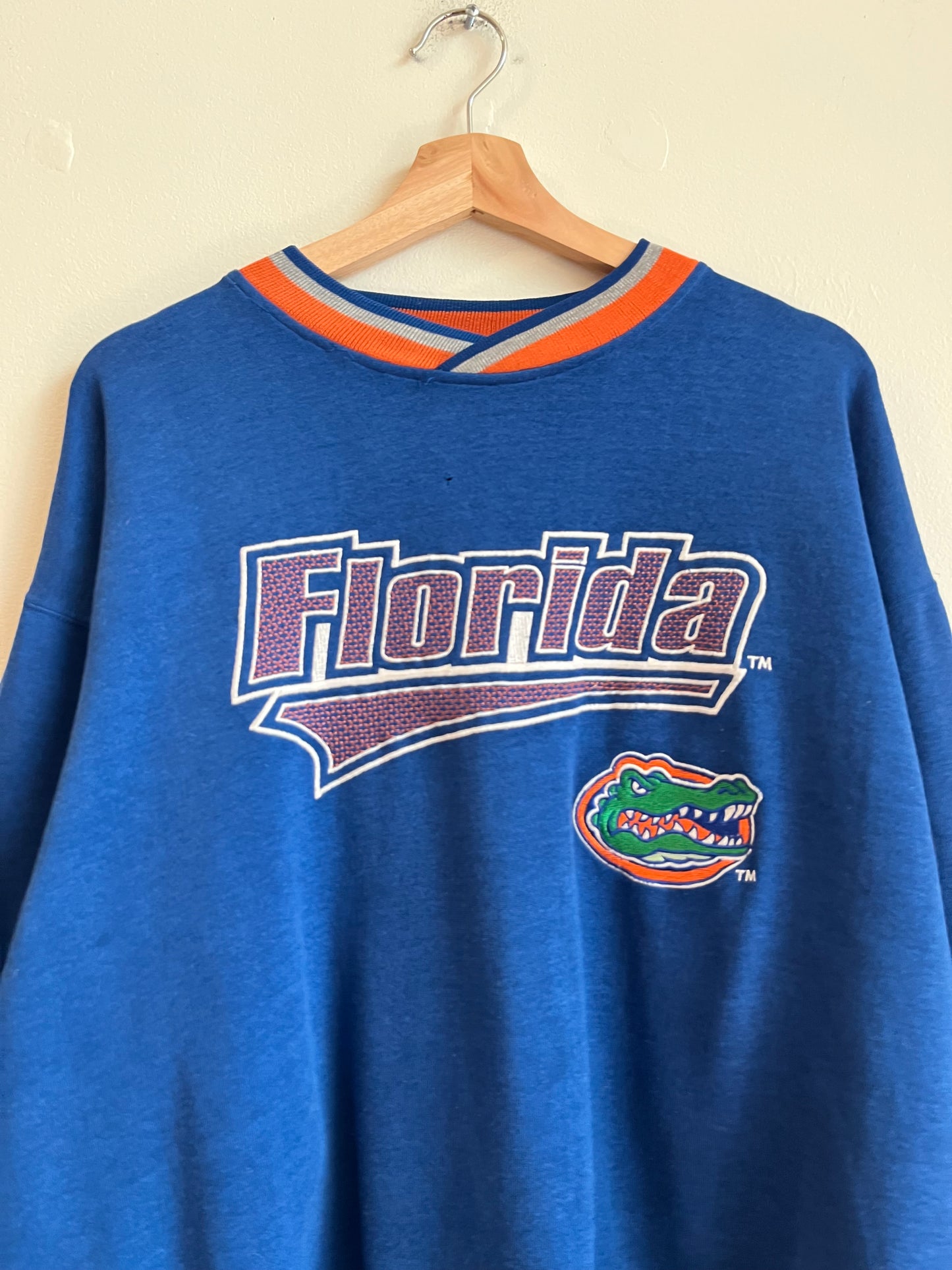 90s Florida Gators Starter Embroidered Spell Out Crewneck (L)