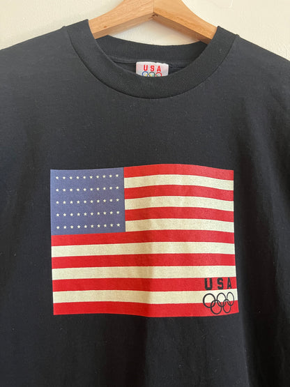 90s USA Olympics Flag Tee (L)