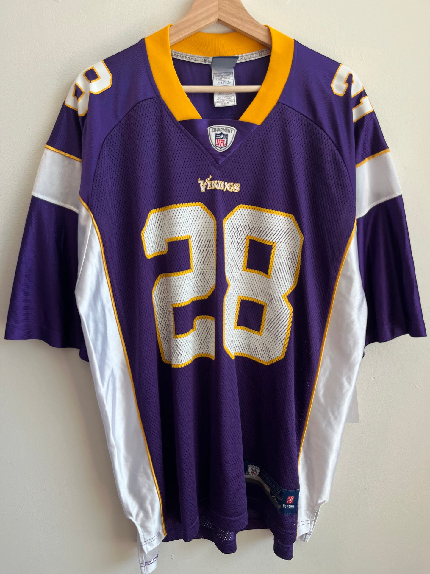 2011 Minnesota Vikings Adrian Peterson Reebok NFL Jersey (XL)