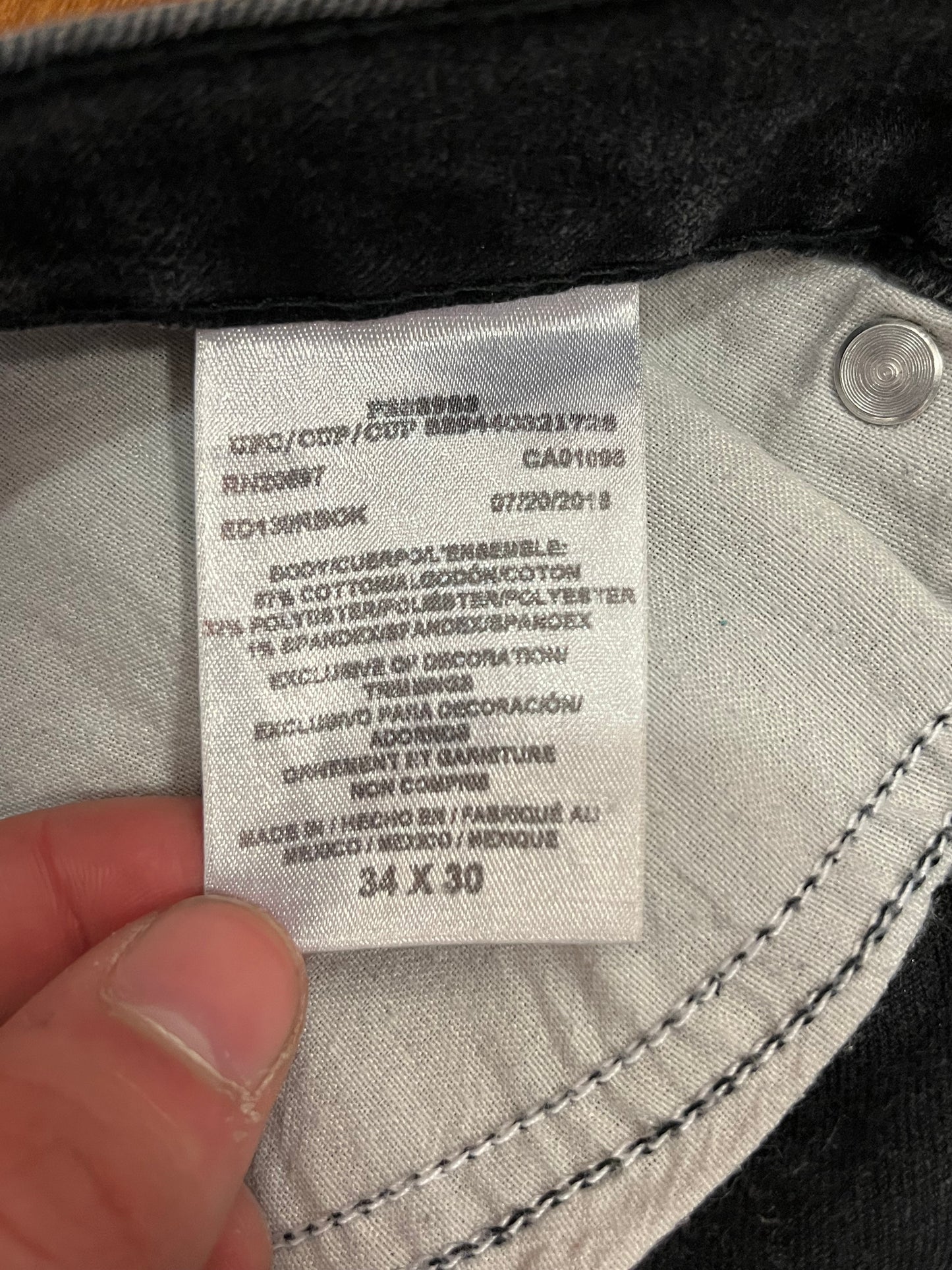 2018 Dickies Black Painter Jeans (34 x 30)