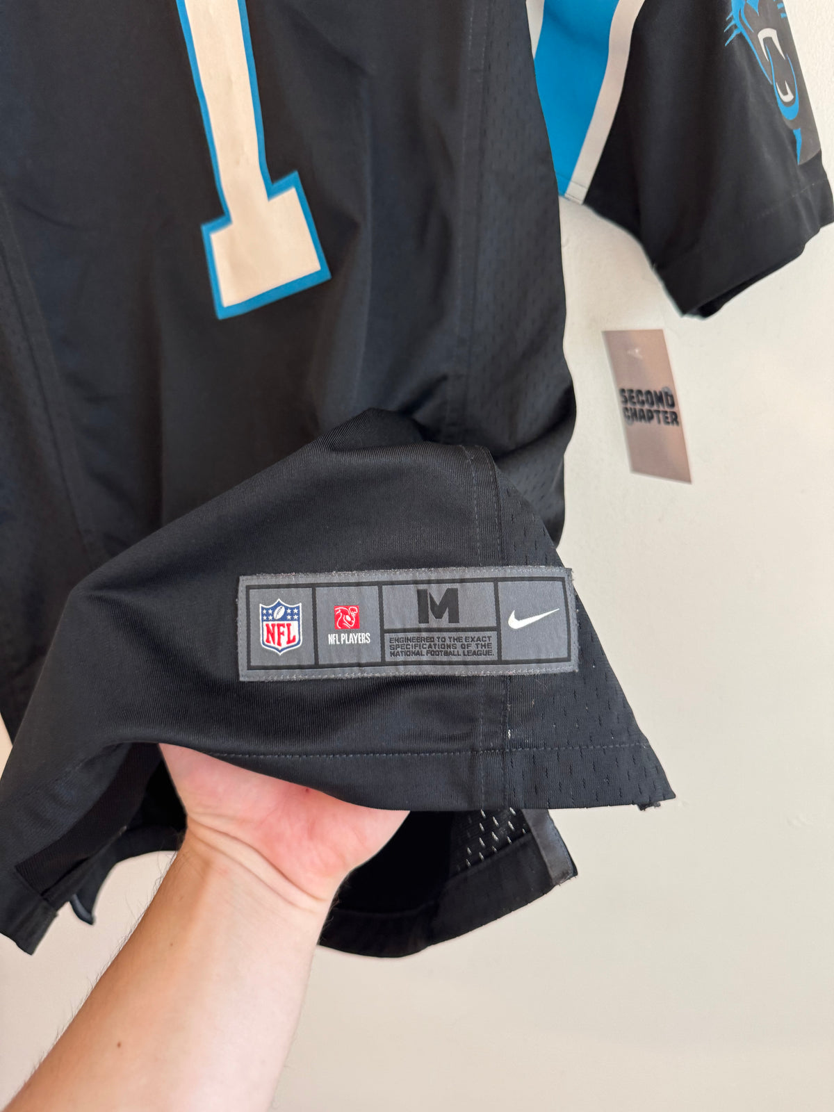 2010s Carolina Panthers Cam Newton Nike Home Jersey (M)
