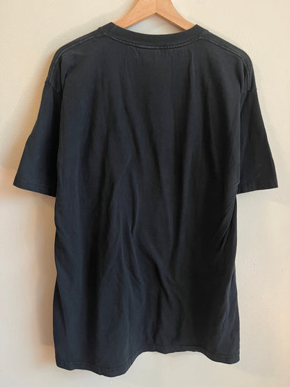 2003 Carolina Panthers NFC Champions Reebok NFL Reebok Black Tee (M)