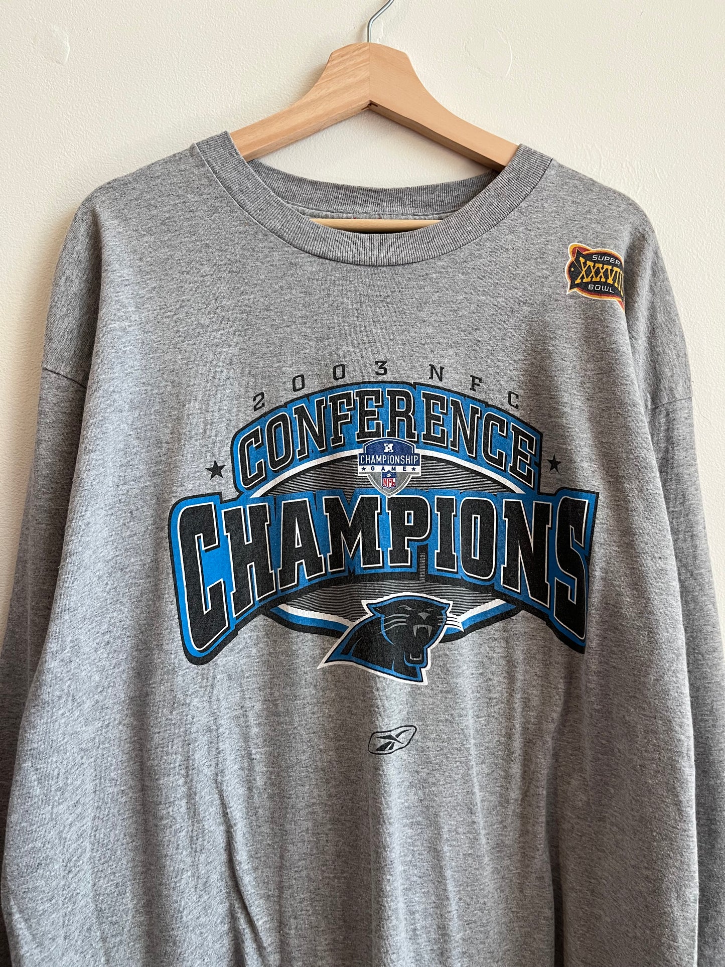 2003 Carolina Panthers NFC Champs Essential Long-Sleeve Shirt (XL)