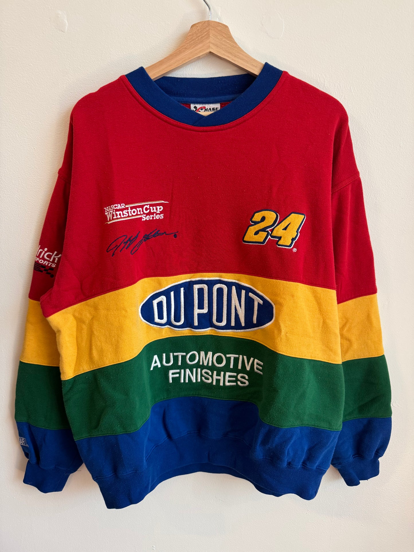 00s Nascar Jeff Gordon Chase Authentics Embroidered Crewneck (L)
