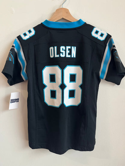 2015 Carolina Panthers Greg Olsen Super Bowl 50 Jersey (Youth M)