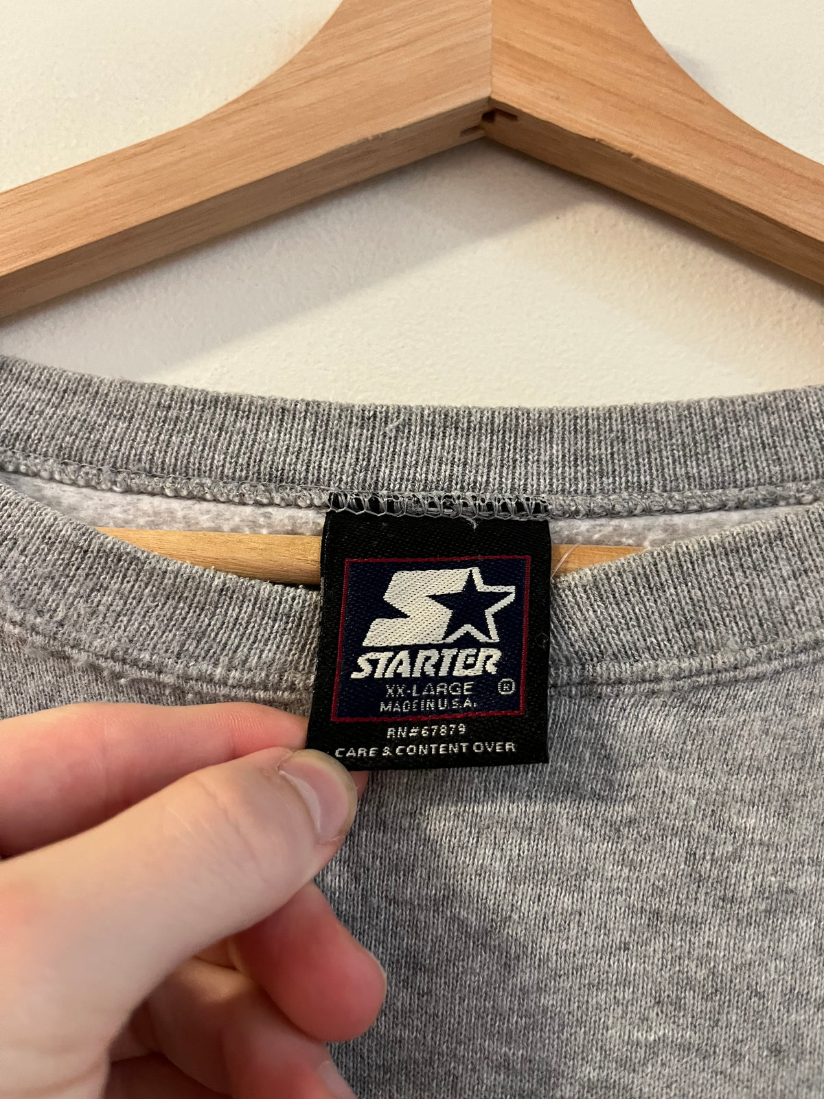 90s Carolina Panthers Starter Grey Crewneck (XXL)