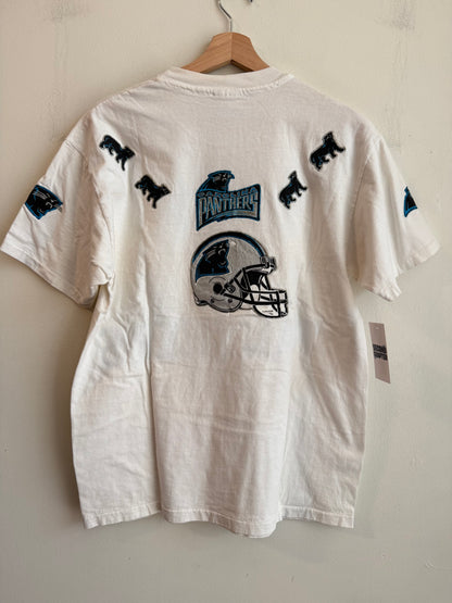 1996 Carolina Panthers Vintage Custom Glitter Tee (L)