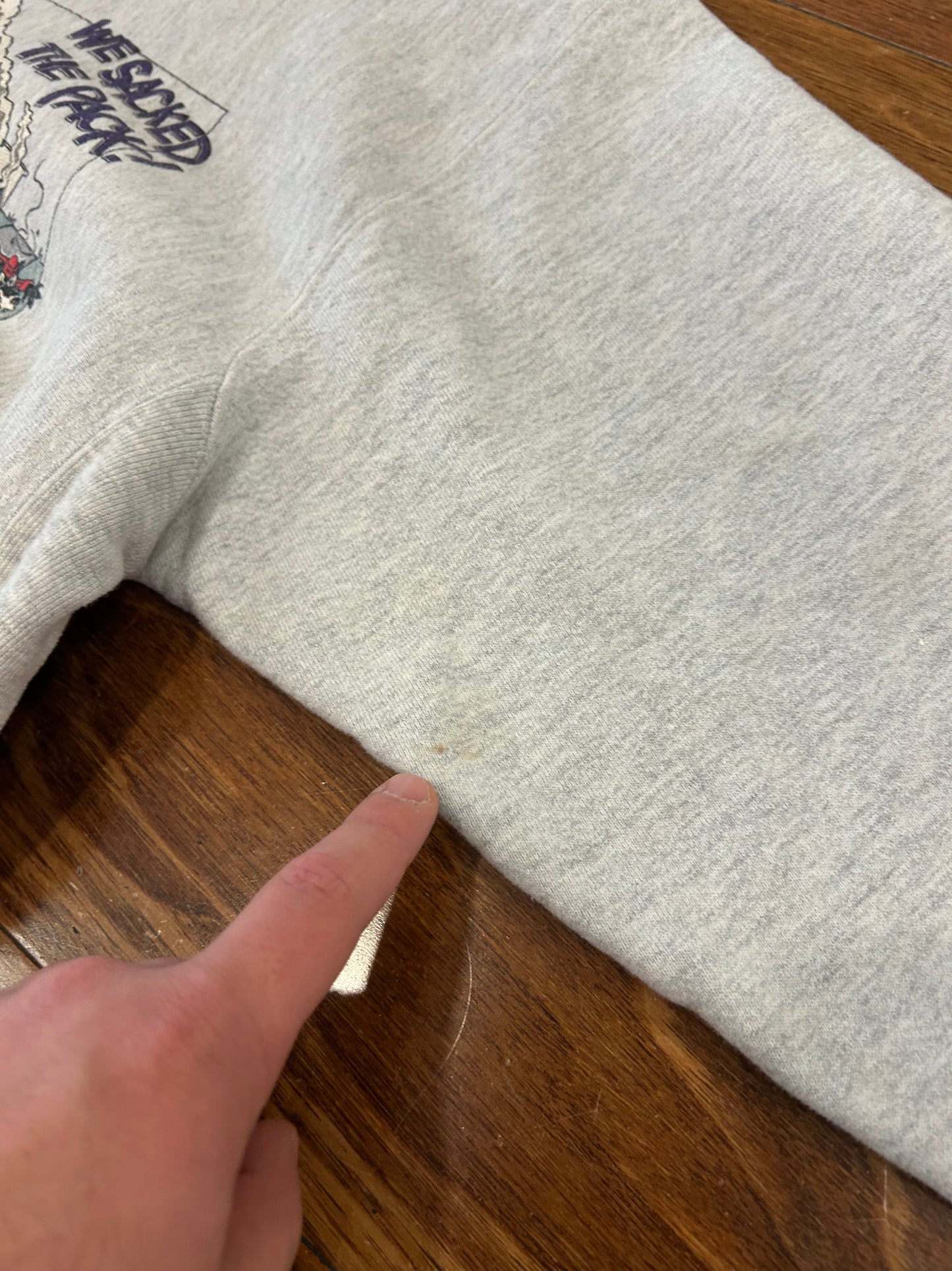 1992 East Carolina (ECU) Peach Bowl Graphic Crewneck (M)