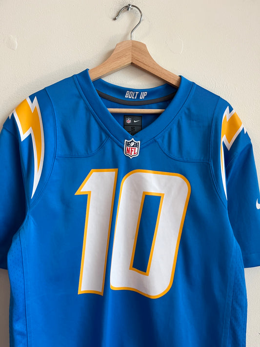2021 Los Angeles Chargers Justin Herbert Blue Jersey (S)