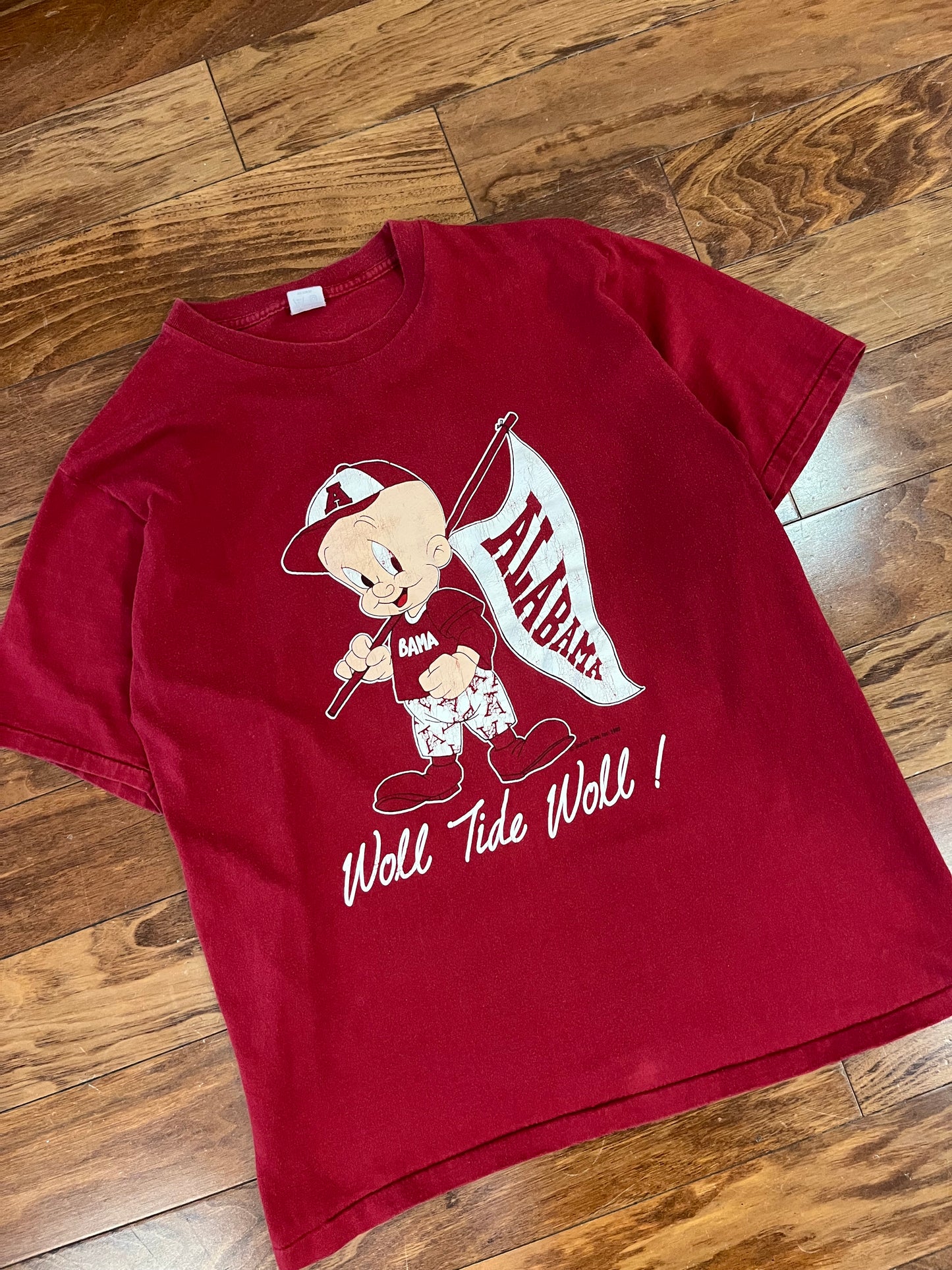 1999 Alabama "Woll Tide Woll" Elmer Fudd Vintage Tee (L)