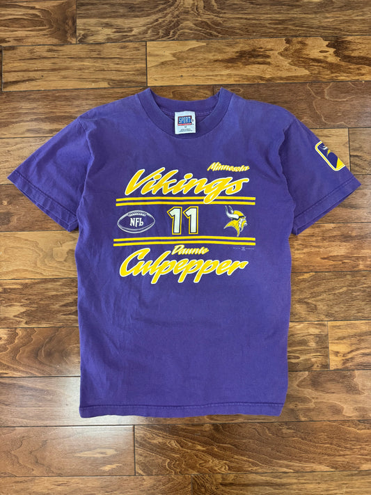 2001 Daunte Culpepper Minnesota Vikings Vintage Tee (M)