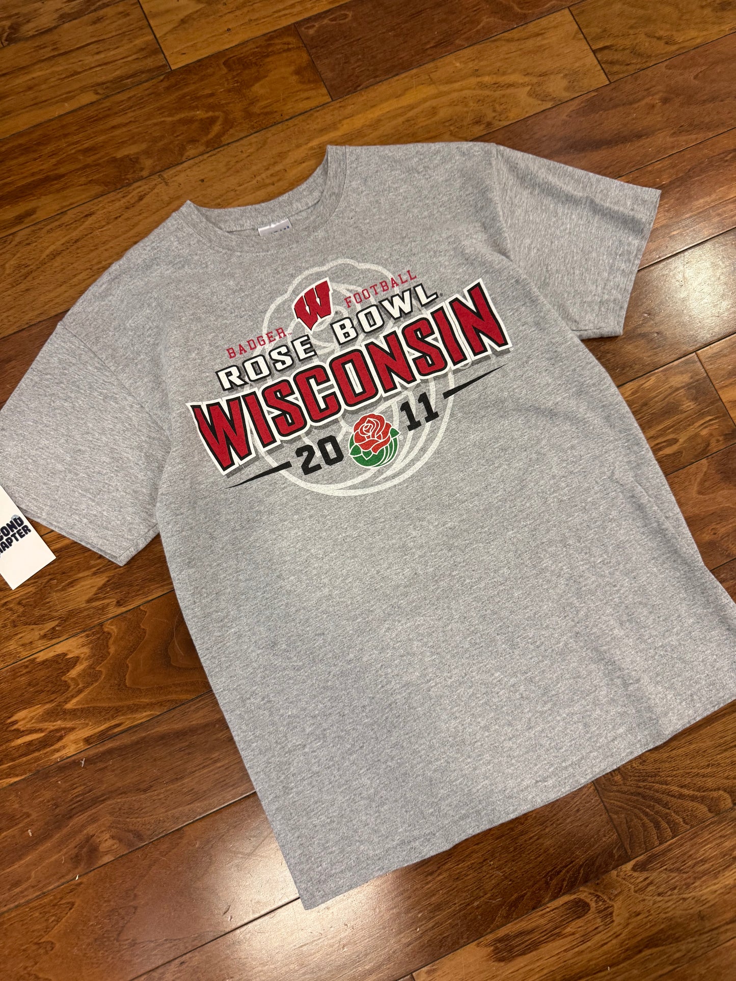 2011 Wisconsin Badgers Rose Bowl Tee (M)