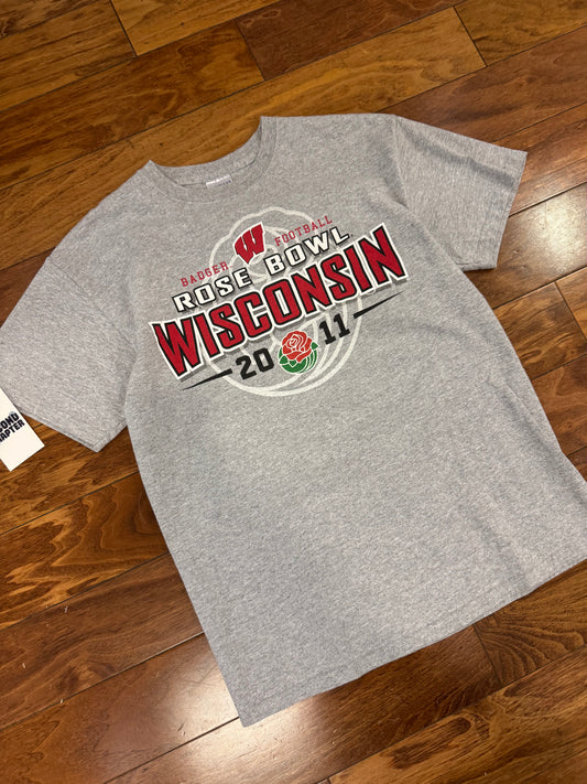 2011 Wisconsin Badgers Rose Bowl Tee (M)