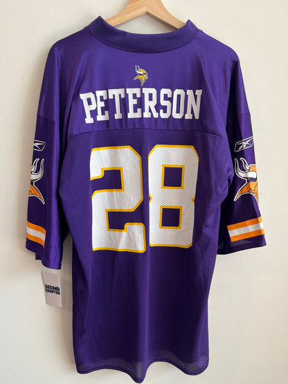 00s Minnesota Vikings Adrian Peterson NFL Players Jersey (M)