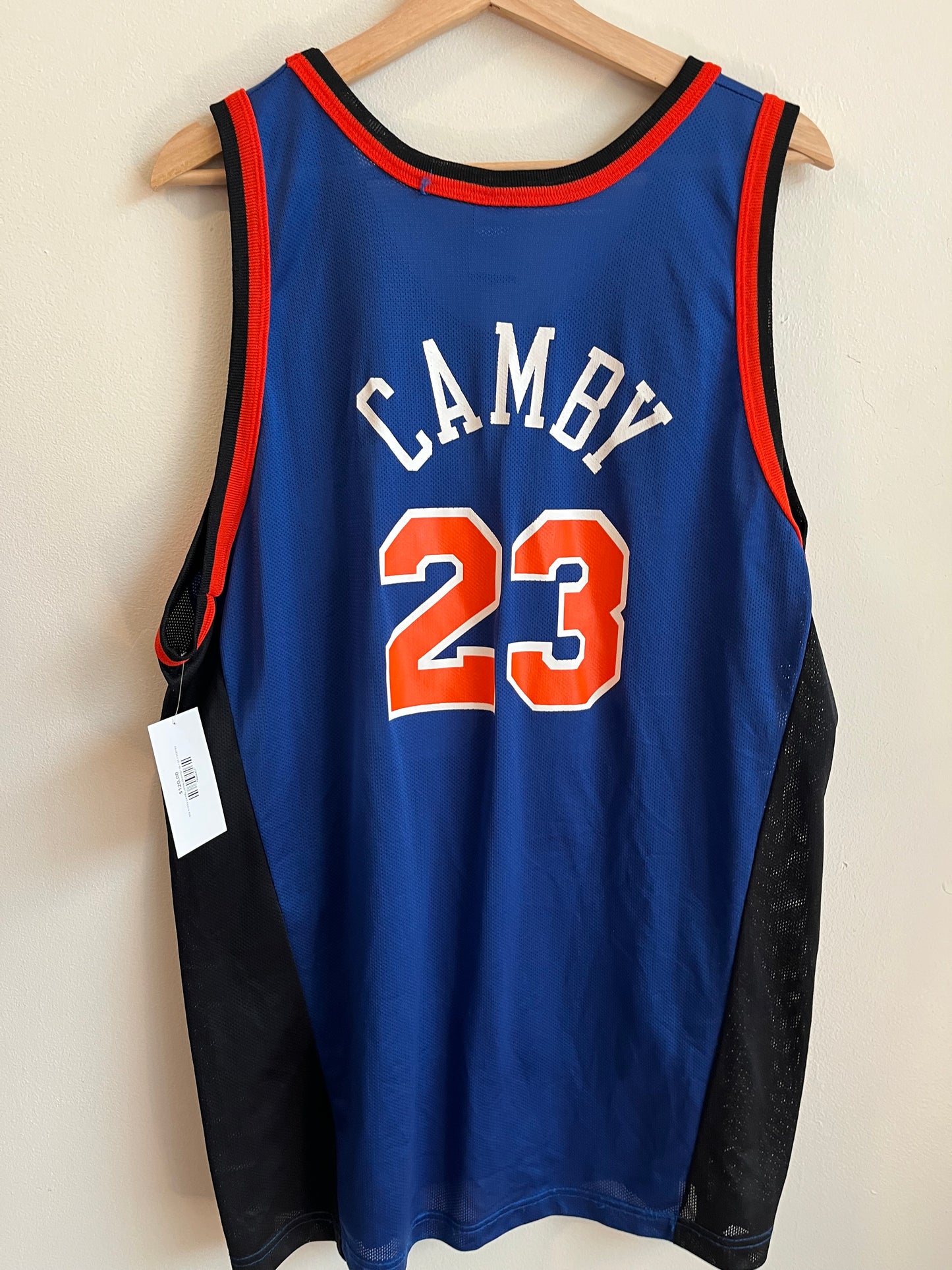 90s New York Knicks Marcus Camby Jersey (XL)