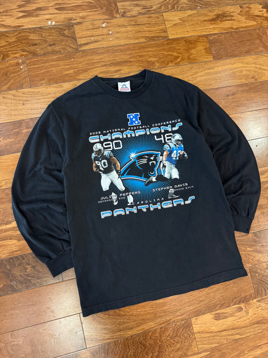 2003 Carolina Panthers Peppers & Davis Graphic Long-Sleeve Shirt (L)