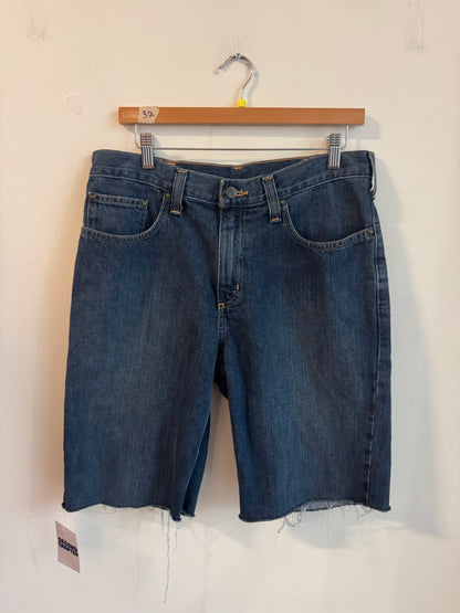 2017 Carhartt Dark Wash Shorts (32)