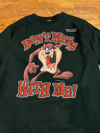 2000 Taz "Don't Mess with me" Vintage Looney Tunes Tee (L)