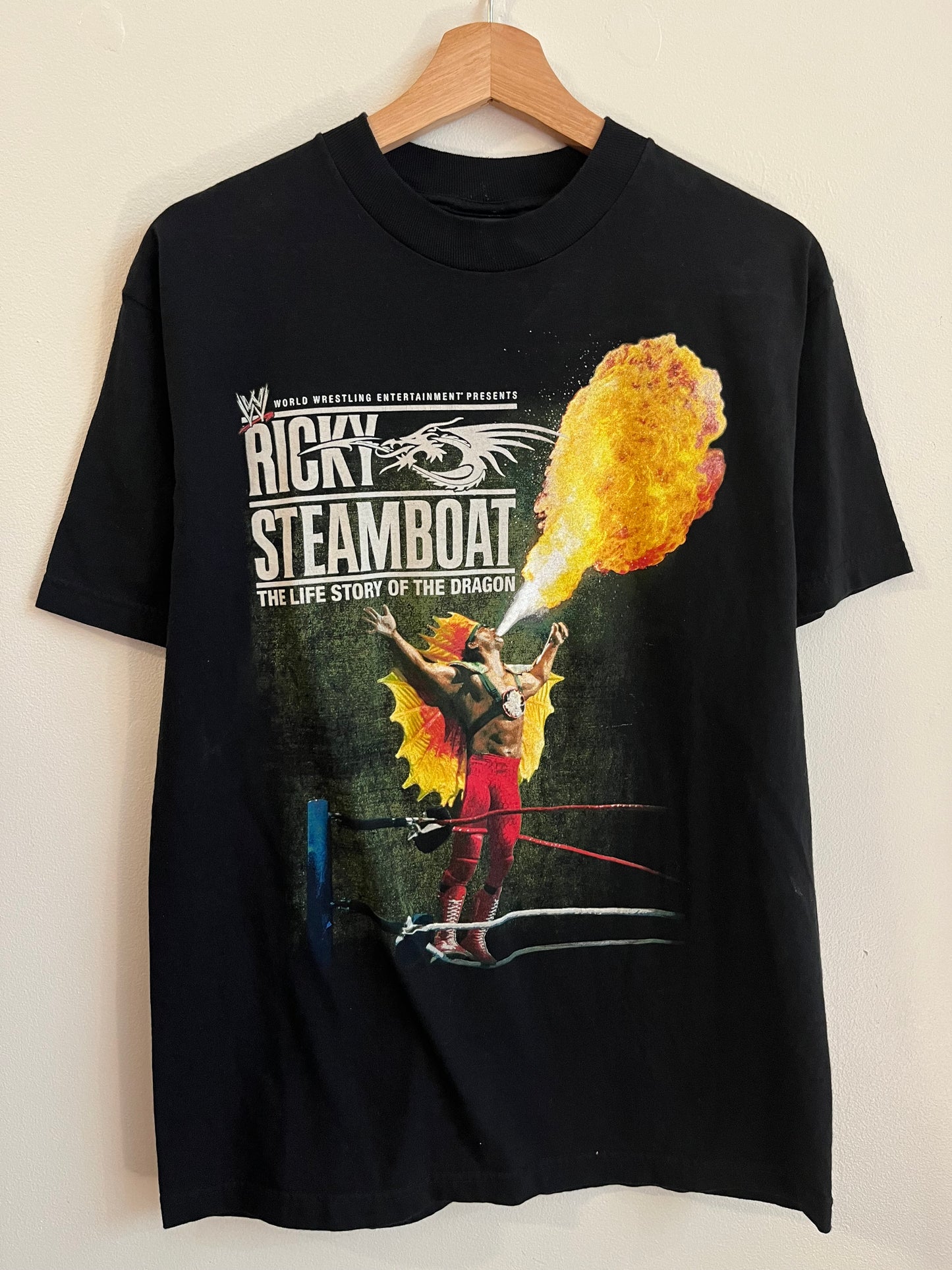 2008 Ricky Steamboat WWE Wrestling Tee (M)