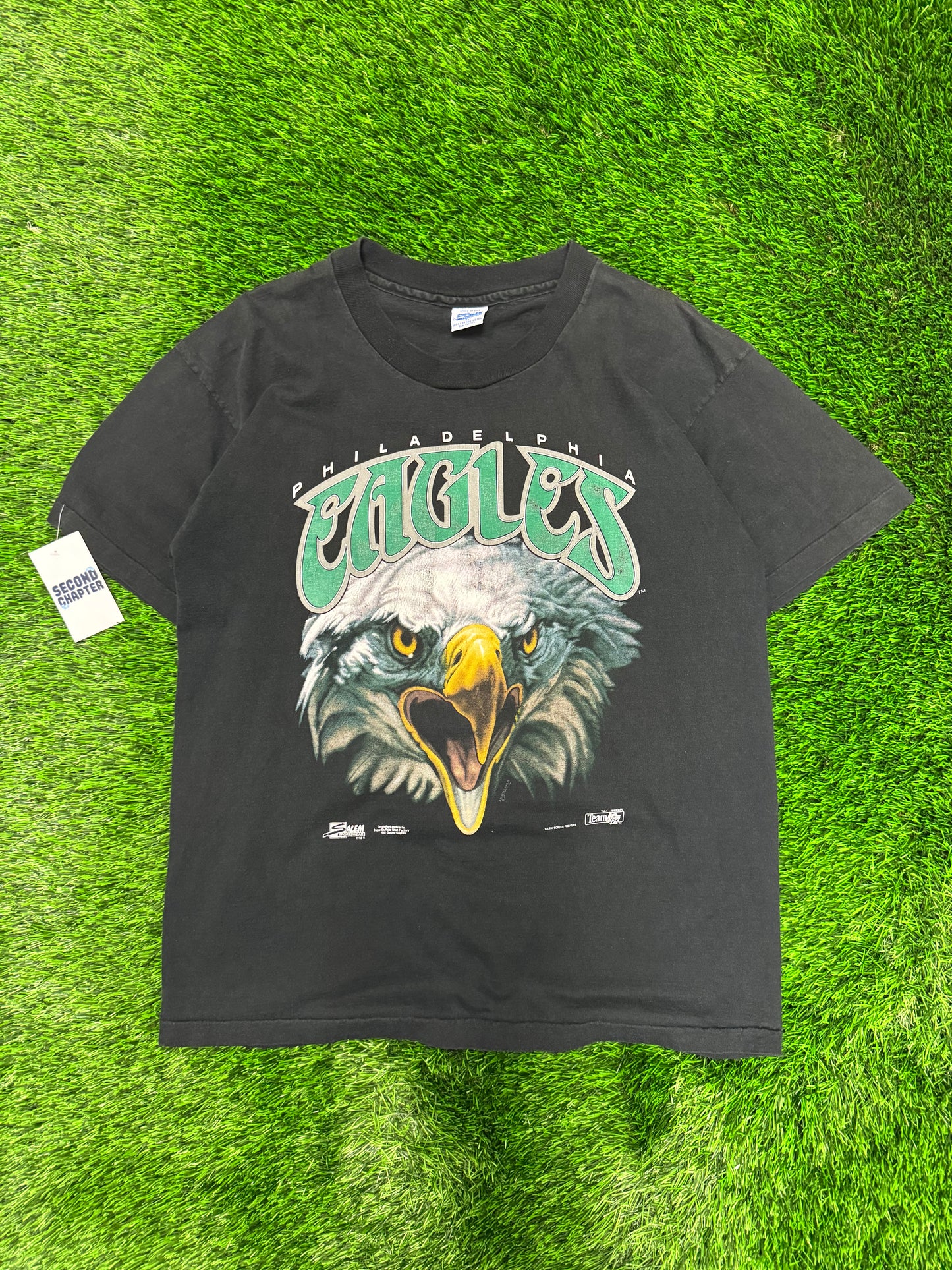 1992 Philadelphia Eagles Angry Bird Salem Tee (XL)