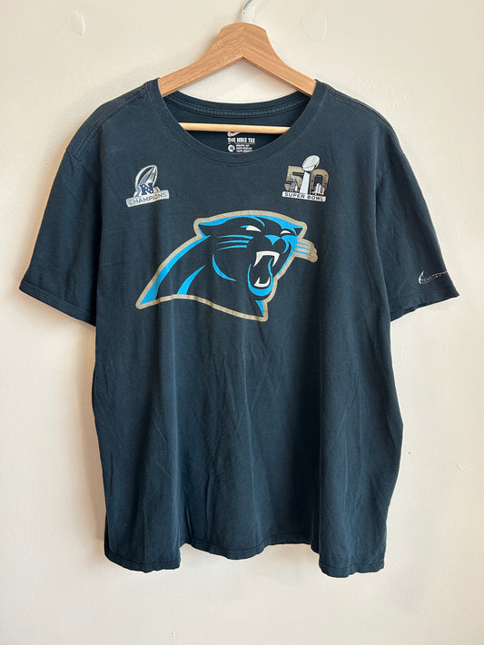2015 Carolina Panthers Super Bowl 50 Nike Tee (XL)