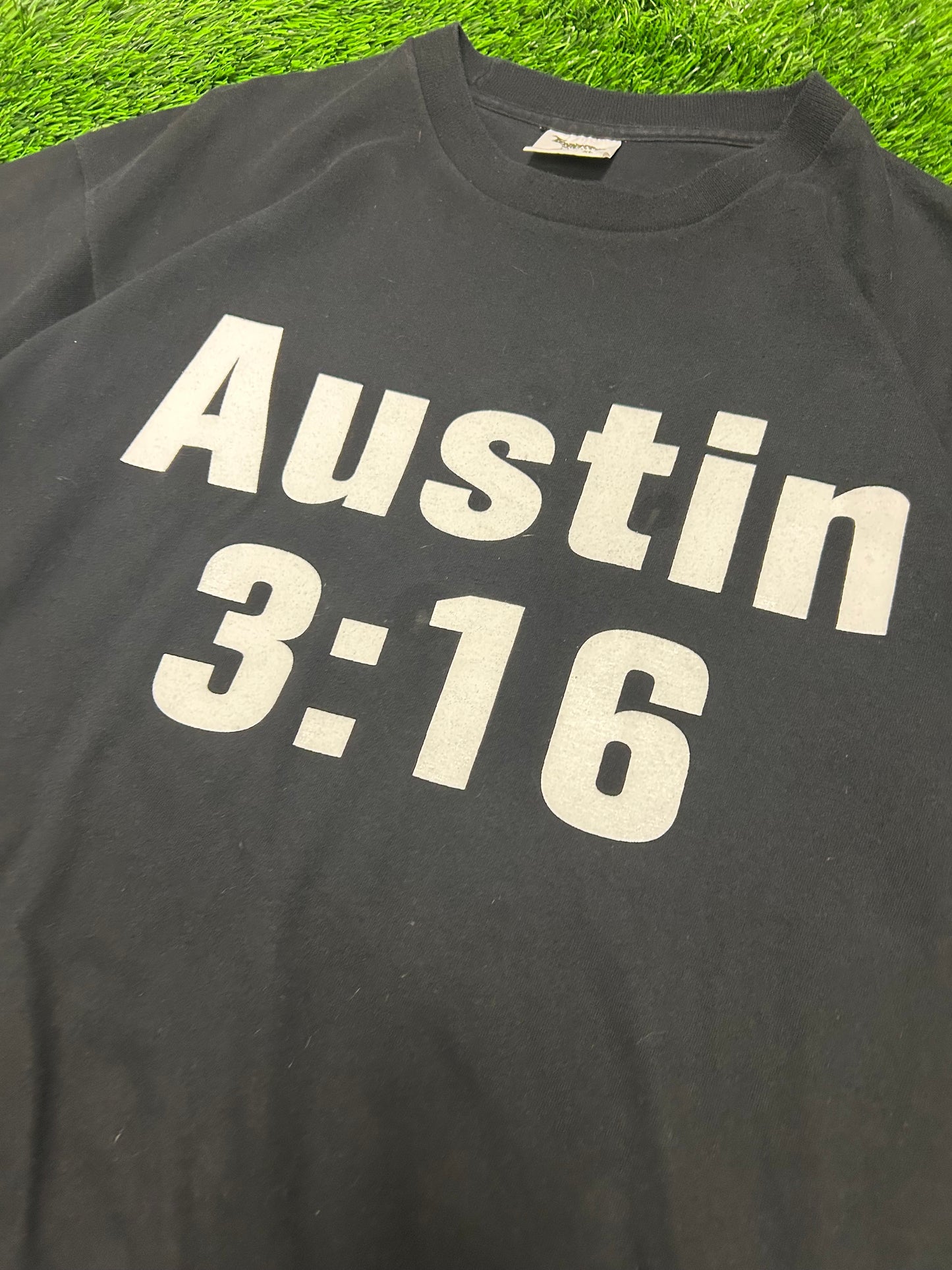90s Stone Cold Steve Austin WWE Austin 3:16 Skull Vintage Wrestling Grail Tee (XL)